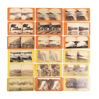 Sale Photo Thumbnail #242: 18 Niagara Falls & Others Stereo View Cards