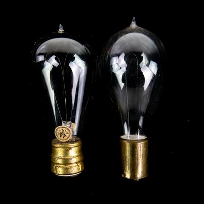Sale Photo Thumbnail #285: Early Antique Light Bulbs Thomson-Houston