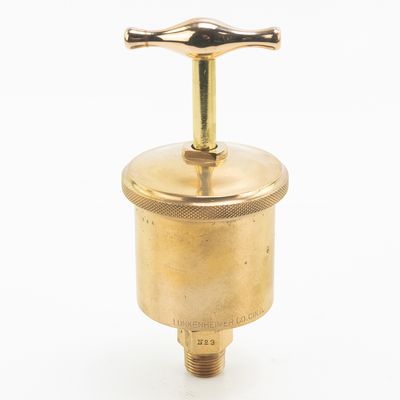 Sale Photo Thumbnail #378: Lunkenheimer No. 3 Brass Grease Cup w T Handle