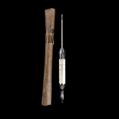 Sale Photo Thumbnail #135: Antique German Glass Beer Hydrometer