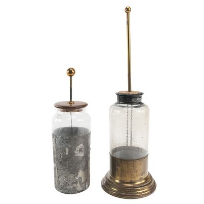 Sale Photo Thumbnail #129: Antique Physics Leyden Jars, Set of 2