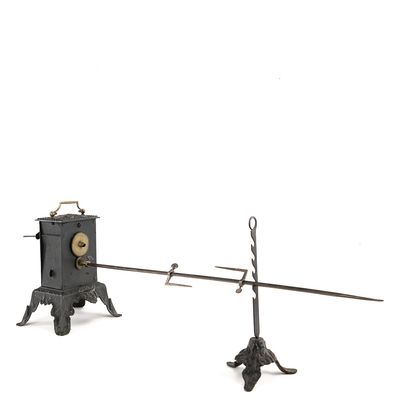 Sale Photo Thumbnail #370: Antique Clockwork Mechanical Spit Jack-Works!
