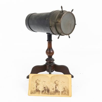 Sale Photo Thumbnail #271: Vintage Charles G. Bush Tabletop Kaleidoscope (2)