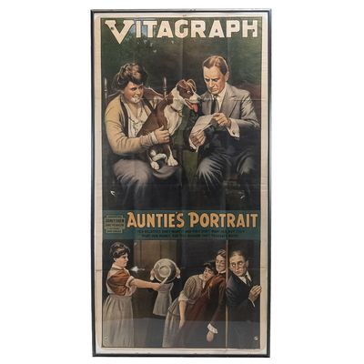 Sale Photo Thumbnail #429: Vitagraph 1915 Three-Sheet Movie Poster