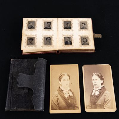 Sale Photo Thumbnail #174: 1877 Diary & Gem Photo Album