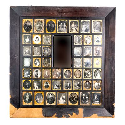 Sale Photo Thumbnail #189: 48 Image Frame Daguerreotypes & Ambrotypes