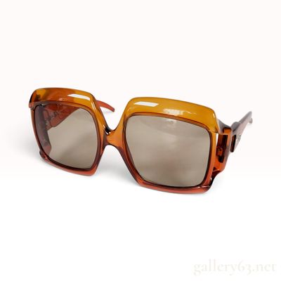 Sale Photo Thumbnail #54: Vintage Christian Dior 2007 Amber Translucent Optyl Sunglasses