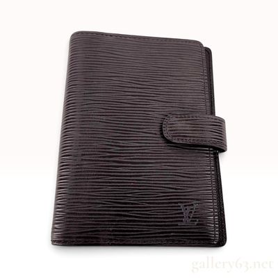Sale Photo Thumbnail #539: Vintage Louis Vuitton Noir Epi Leather Agenda PM Cover