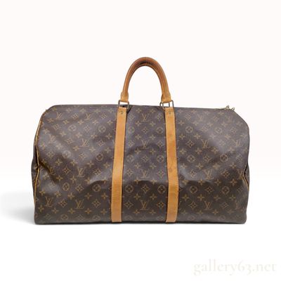 Sale Photo Thumbnail #512: Vintage Louis Vuitton Monogram Keepall 60 Duffle Bag