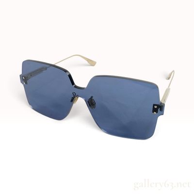 Sale Photo Thumbnail #404: Christian Dior DiorColorQuake1 Blue Rimless Square Sunglasses