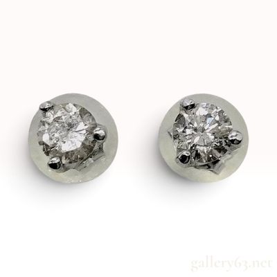 Sale Photo Thumbnail #128: 0.40ctw Natural Diamond Stud Earrings