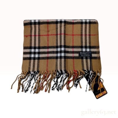 Sale Photo Thumbnail #298: Vintage Burberrys Nova Check Lambswool Scarf NWT