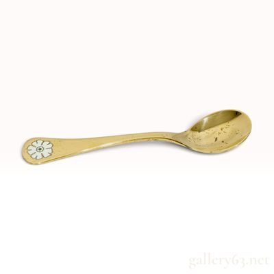 Sale Photo Thumbnail #162: Vintage Georg Jensen 1981 Gilt Sterling Silver Annual Spoon with Box