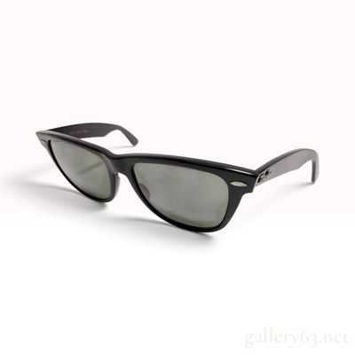 Sale Photo Thumbnail #152: Vintage Ray-Ban Wayfarer II Black Acetate Sunglasses