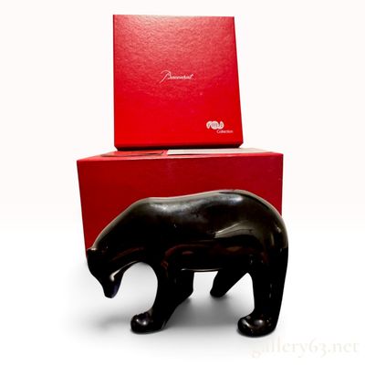 Sale Photo Thumbnail #11: Baccarat x RMN -- Francois Pompon "Black Bear, " midnight crystal