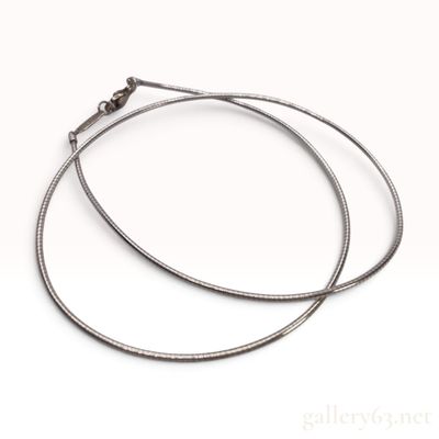 Sale Photo Thumbnail #51: Tiffany & Co. Sterling Silver Snake Chain Necklace