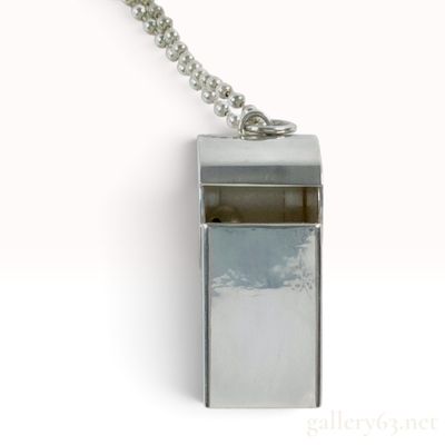 Sale Photo Thumbnail #305: Tiffany & Co. Sterling Silver Whistle Pendant Necklace