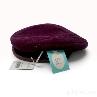 Sale Photo Thumbnail #380: NWT Vivienne Westwood Accessories Deep Purple Velvet Beret