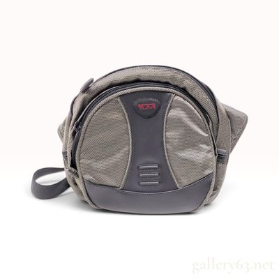 Sale Photo Thumbnail #619: Tumi Grey and Black Ballistic Nylon Camera Side Bag