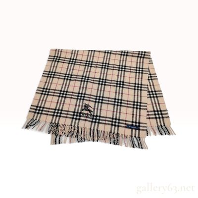 Sale Photo Thumbnail #583: Burberry House Check Beige Wool Scarf 65 x 120 cm