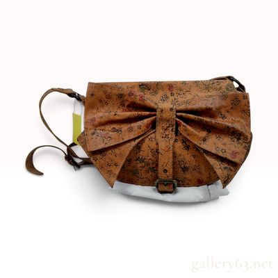 Sale Photo Thumbnail #442: RED Valentino Floral Printed Leather Large Bow Crossbody Bag with Dust Bag