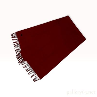 Sale Photo Thumbnail #601: Vintage Burberrys Burgundy Wool Scarf 156 cm