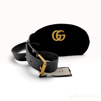 Sale Photo Thumbnail #499: Gucci GG Marmont Matelasse Black Velvet Belt Bag