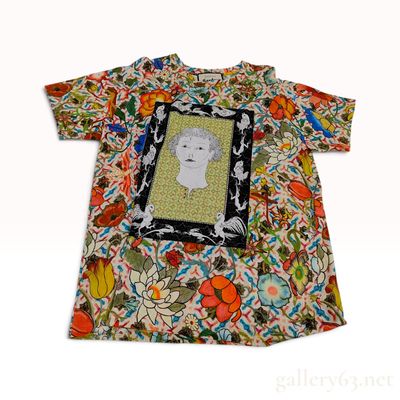 Sale Photo Thumbnail #521: Gucci Garden Flora Print Multicolored Cotton T-Shirt Large