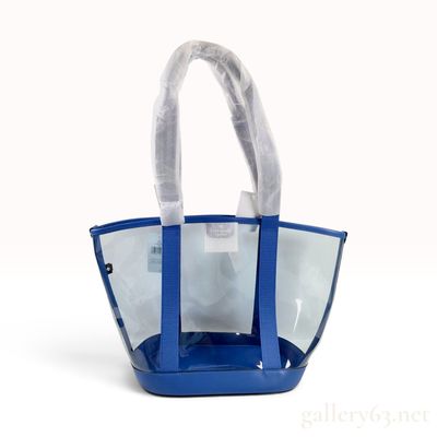 Sale Photo Thumbnail #77: NWT Kate Spade New York Cobalt Blue Transparent PVC Tote Bag