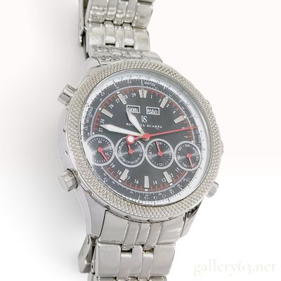 Sale Photo Thumbnail #251: Roberta Scarpa Multi-function Black Dial Stainless Steel Automatic Watch 43mm