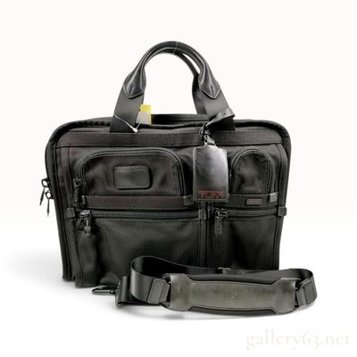 Sale Photo Thumbnail #604: Tumi Alpha Black Ballistic Nylon Expandable Briefcase