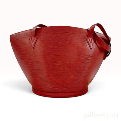 Sale Photo Thumbnail #115: Vintage Louis Vuitton Saint Jacques Red Epi Leather Tote Bag
