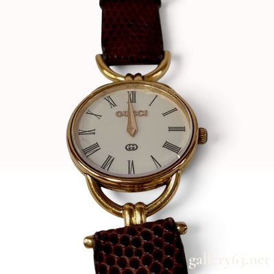 Sale Photo Thumbnail #214: Vintage Gucci 6000L Gold Plated Ladies Wristwatch