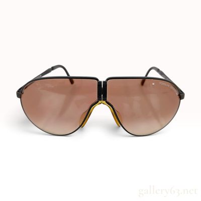 Sale Photo Thumbnail #382: Vintage Carrera Porsche Design 5622 Matte Black Folding Sunglasses