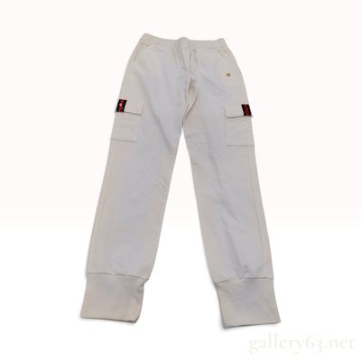 Sale Photo Thumbnail #336: Gucci Off-White Cotton Sequined Cargo Joggers Size 10