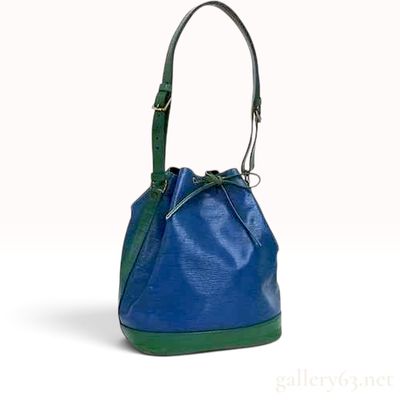 Sale Photo Thumbnail #525: Louis Vuitton Toledo Blue and Borneo Green Epi Bicolor Noe Bucket Bag