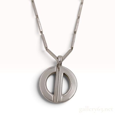 Sale Photo Thumbnail #196: Vintage Christian Dior Modernist Pendant Necklace
