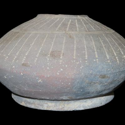 Sale Photo Thumbnail #399: 7 1/4" Diameter Pottery Vessel, Likely Middle Eastern Culture