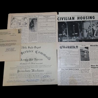 Sale Photo Thumbnail #608: Lot of Pearl Harbor and Hawaii Printouts and Newspaper Clippings