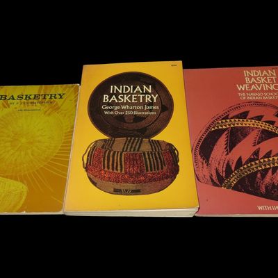 Sale Photo Thumbnail #562: Lot of 3 Native American Books on Baskets