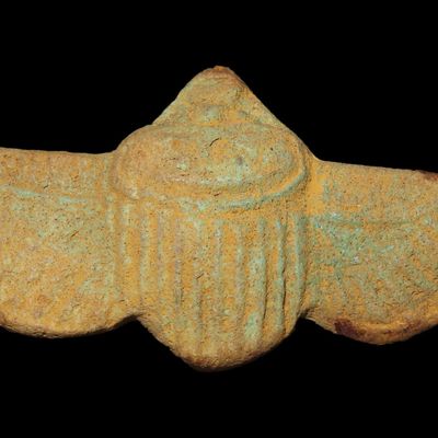 Sale Photo Thumbnail #300: 2 3/8" Egyptian Flying Scarab, Representing Rebirth and Regeneration