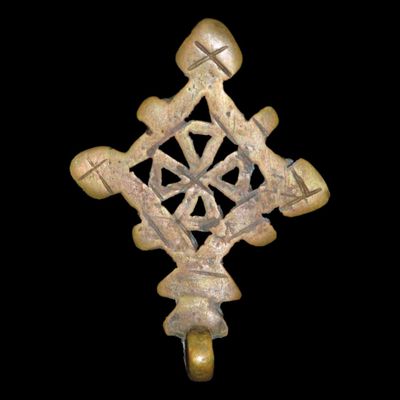 Sale Photo Thumbnail #320: 2" Old Historic Copper Cross