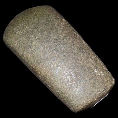 Sale Photo Thumbnail #215: 4 3/4" Flared Celt, Dickey COA, Fulton Co., Illinois, Ex. Herb Mangold Collection