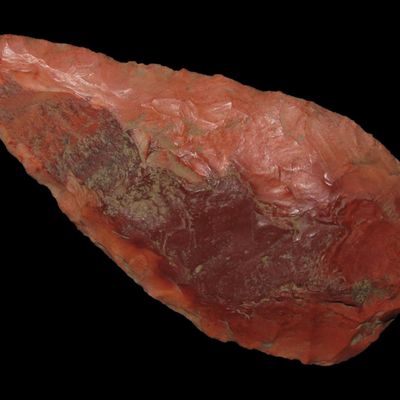 Sale Photo Thumbnail #383: 3 3/4" North Point, Heat-Treated Burlington Chert, Butler Co., Missouri, Ex. George Robertson