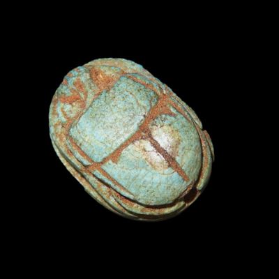 Sale Photo Thumbnail #302: 7/8" Egyptian Scarab, Representing the Cycle of Life, 3000-2150 BC