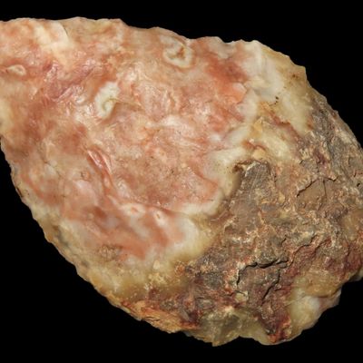 Sale Photo Thumbnail #351: 2 1/4" Kerrville Butted Knife, Crowleys Ridge Chert, Clay Co., Arkansas, Ex. George Robertson