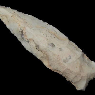 Sale Photo Thumbnail #371: 2 3/4" Matanzas Butted, Burlington Chert, Butler Co., Missouri, Ex. George Robertson