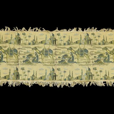 Sale Photo Thumbnail #519: Lot of 2 Egyptian Fabric Pieces, Great Workmanship