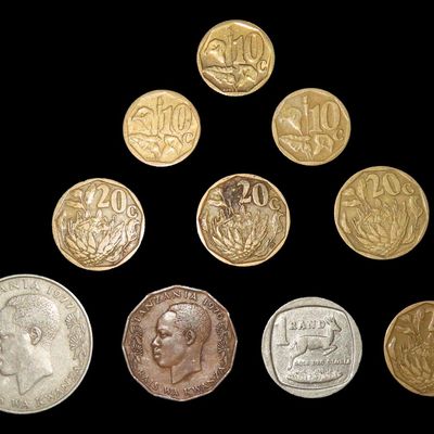 Sale Photo Thumbnail #594: Lot of 9 Coins, Africa