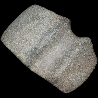 Sale Photo Thumbnail #134: 4 5/8" Three Quarter Grooved Axe, Motley & Leithoff COA, Brown Co., Illinois